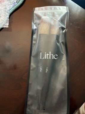 Lithe Dual-Brush Skincare Set - Black Handles with Gold Bristles